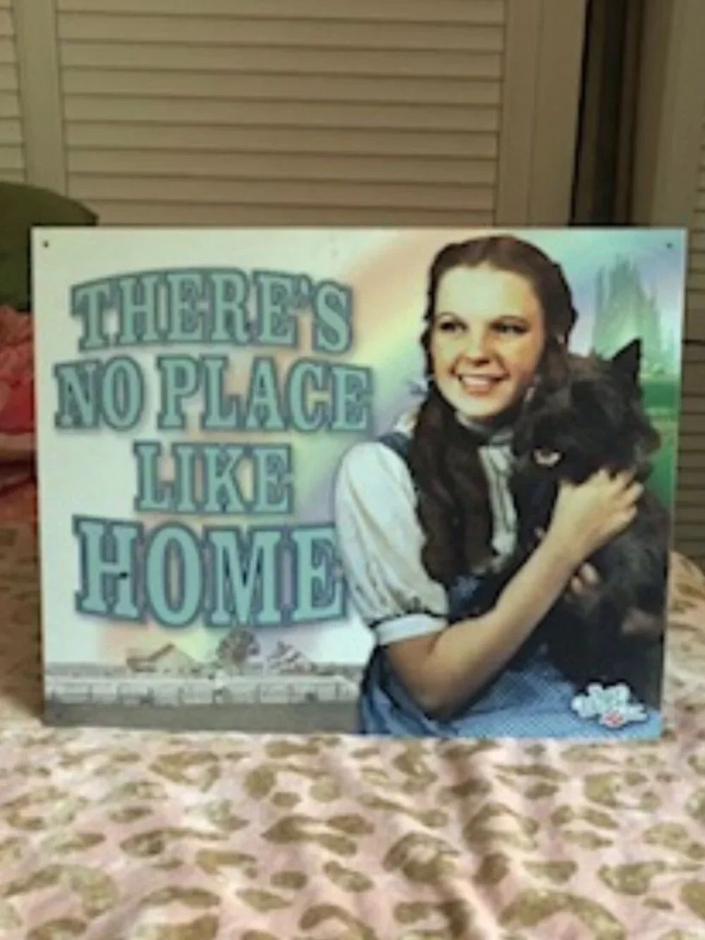 WIZARD OF OZ TIN SIGN